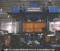used 1600 Ton Schuller Hydraulic Press for sale. Click for large view